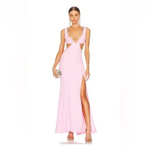 Matteson Gown in Bubblegum Pink
MAJORELLE